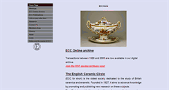 Desktop Screenshot of englishceramiccircle.org.uk